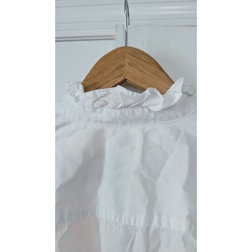 J. Crew White Ruffle Button-up - Picture 11 of 11